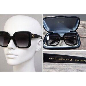 Gucci GG0876S Black Shaded  Women Sunglasses